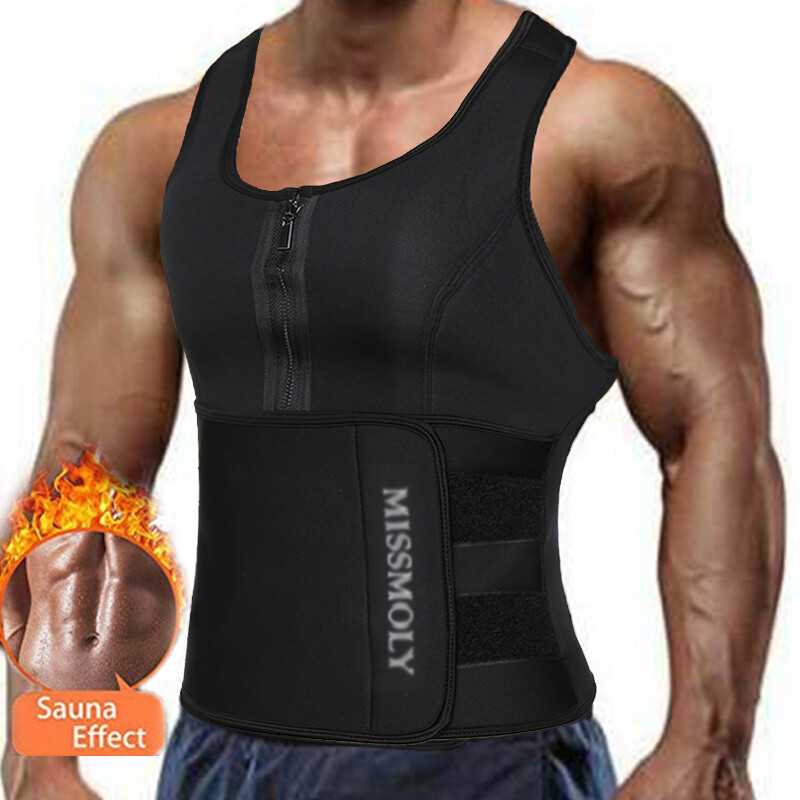 zipper sauna vest
